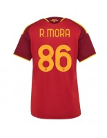 AS Roma Rodrigo Mora #86 Domácí Dres pro Dámské 2026-27 Krátký Rukáv